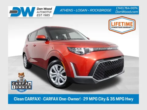 Orange 2025 Kia Soul LX for sale in Rockbridge, OH