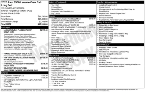 Photos of 2026 Ram 3500 Laramie for sale in Rockbridge, OH at Don Wood Chrysler Dodge Jeep Ram