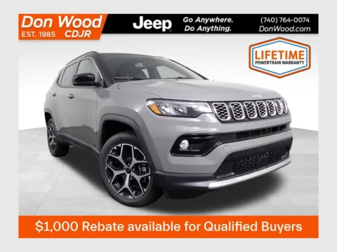 Gray 2026 Jeep Compass Limited for sale in Rockbridge, OH