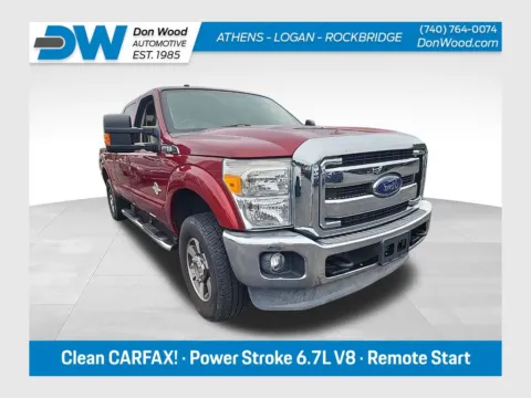 Red 2015 Ford F-250SD Lariat for sale in Rockbridge, OH