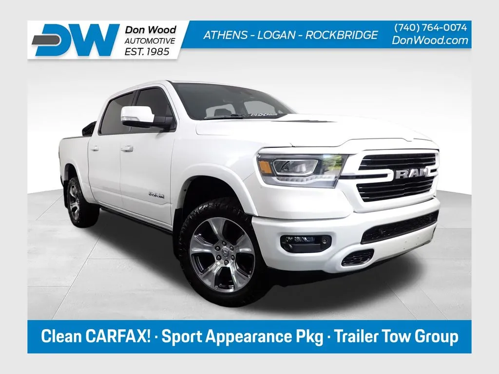 White 2022 Ram 1500 Laramie for sale in Rockbridge, OH