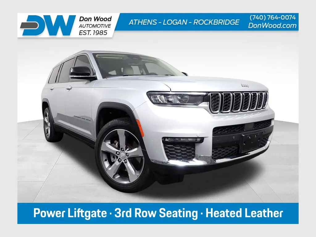 Silver 2021 Jeep Grand Cherokee L Limited for sale in Rockbridge, OH