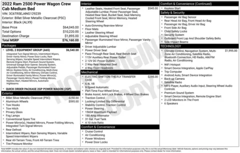 Photos of 2022 Ram 2500 Power Wagon for sale in Rockbridge, OH at Don Wood Chrysler Dodge Jeep Ram