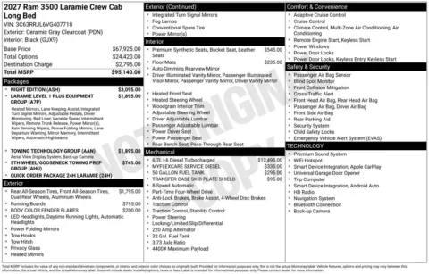 Photos of 2027 Ram 3500 Laramie for sale in Rockbridge, OH at Don Wood Chrysler Dodge Jeep Ram