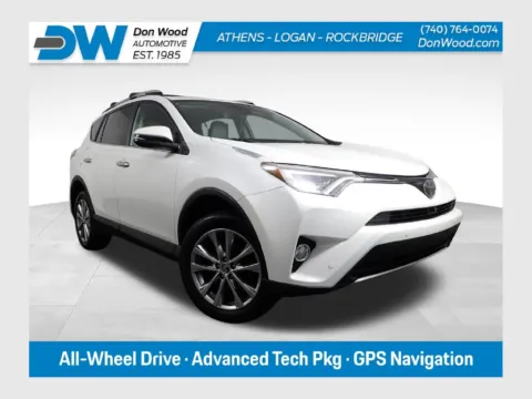 White 2016 Toyota RAV4 Limited for sale in Rockbridge, OH
