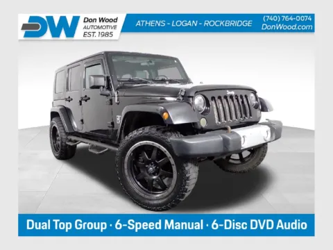 Black 2008 Jeep Wrangler Unlimited Sahara for sale in Rockbridge, OH