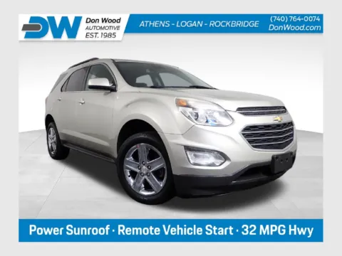 Silver 2016 Chevrolet Equinox LT for sale in Rockbridge, OH