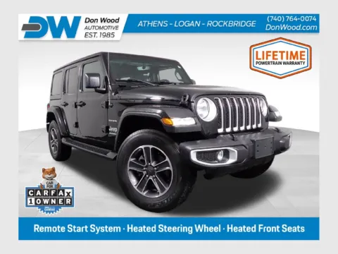 Black 2023 Jeep Wrangler Sahara for sale in Rockbridge, OH
