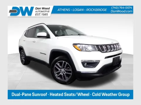 White 2017 Jeep Compass Latitude for sale in Rockbridge, OH