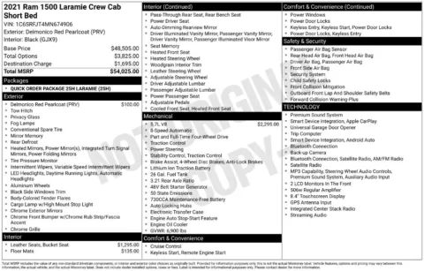 Photos of 2021 Ram 1500 Laramie for sale in Rockbridge, OH at Don Wood Chrysler Dodge Jeep Ram