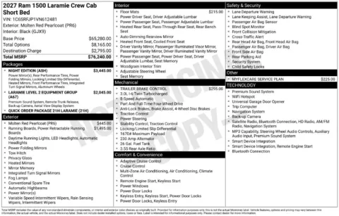 Photos of 2027 Ram 1500 Laramie for sale in Rockbridge, OH at Don Wood Chrysler Dodge Jeep Ram