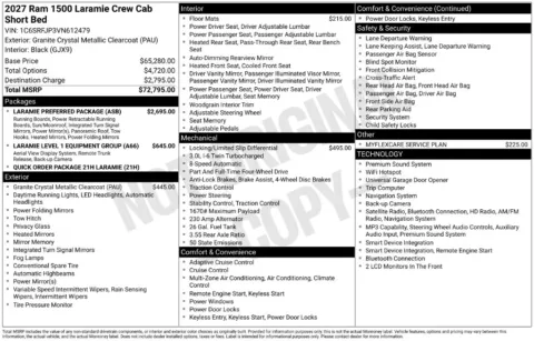 Photos of 2027 Ram 1500 Laramie for sale in Rockbridge, OH at Don Wood Chrysler Dodge Jeep Ram