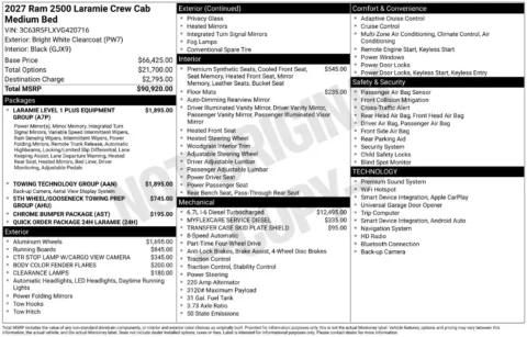 Photos of 2027 Ram 2500 Laramie for sale in Rockbridge, OH at Don Wood Chrysler Dodge Jeep Ram