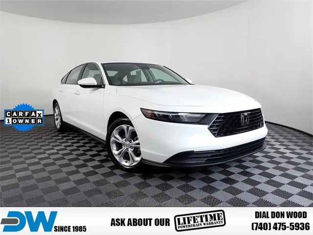 White 2024 Honda Accord LX for sale in Rockbridge, OH