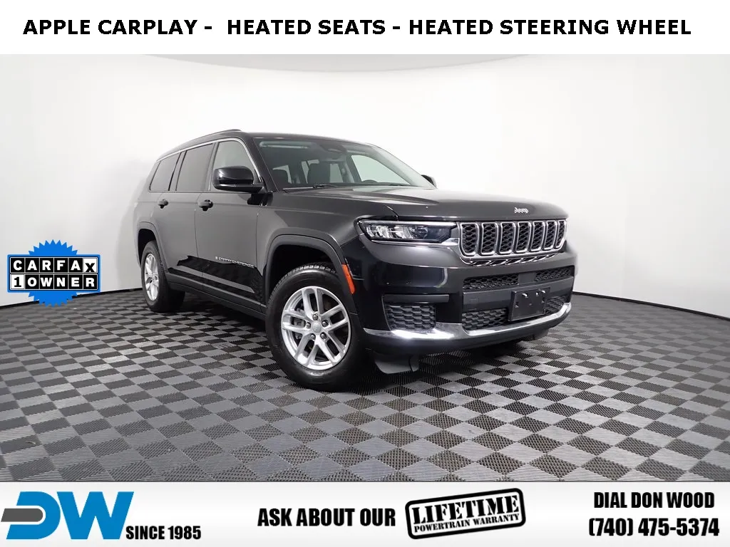 Black 2022 Jeep Grand Cherokee L Laredo for sale in Rockbridge, OH