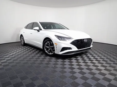 White 2021 Hyundai Sonata SEL for sale in Rockbridge, OH