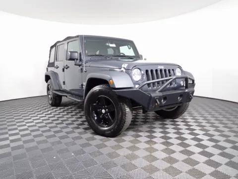 Gray 2018 Jeep Wrangler JK Unlimited Sport for sale in Rockbridge, OH