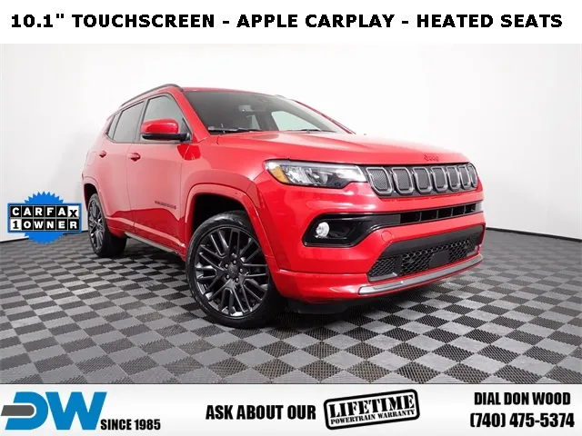 Red 2022 Jeep Compass Limited for sale in Rockbridge, OH