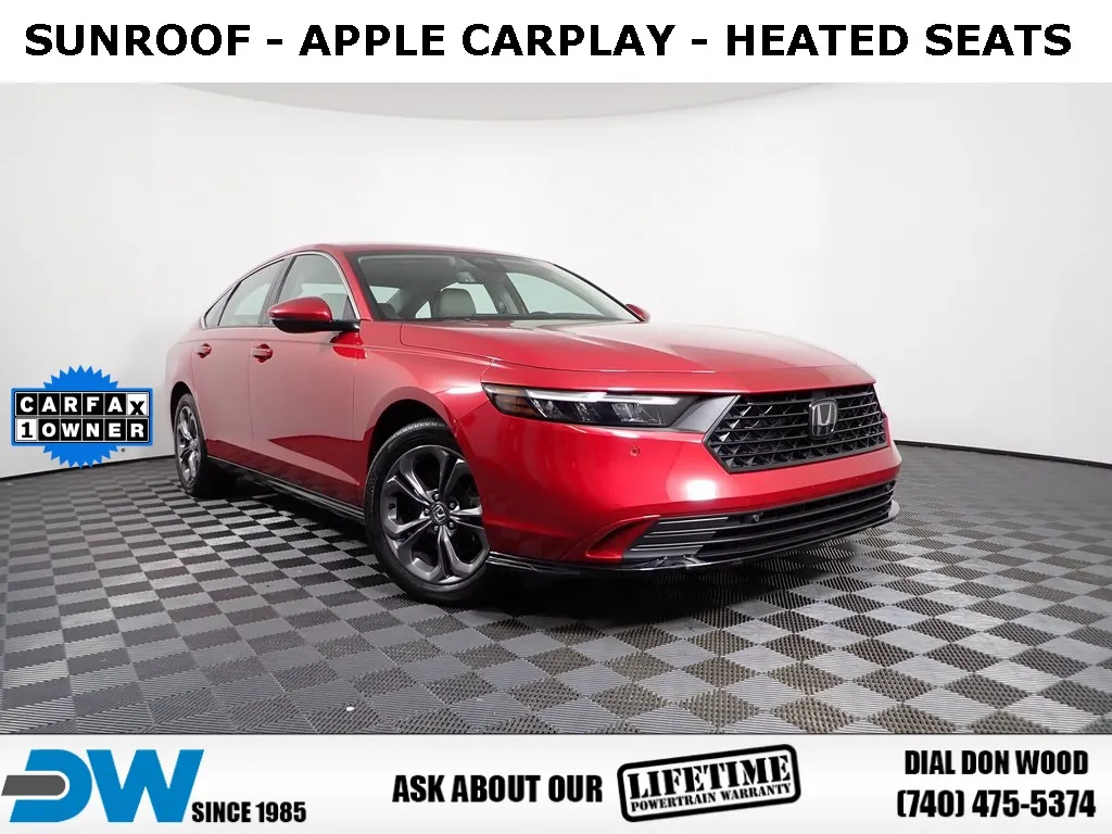Red 2023 Honda Accord Hybrid EX-L for sale in Rockbridge, OH