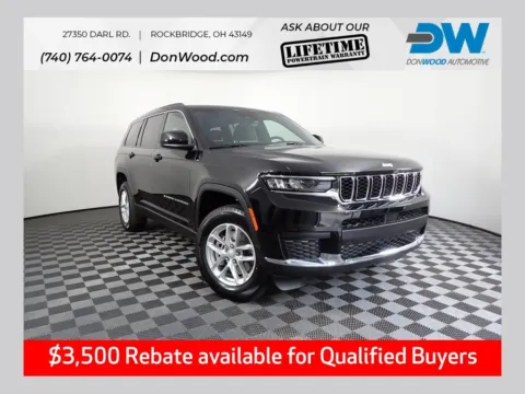 Black 2025 Jeep Grand Cherokee L Laredo for sale in Rockbridge, OH