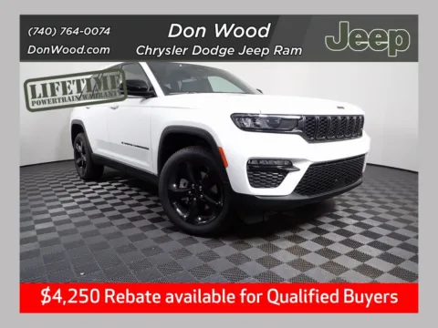 White 2025 Jeep Grand Cherokee Limited for sale in Rockbridge, OH