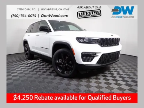 White 2025 Jeep Grand Cherokee Limited for sale in Rockbridge, OH