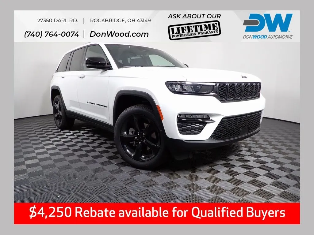 White 2025 Jeep Grand Cherokee Limited for sale in Rockbridge, OH