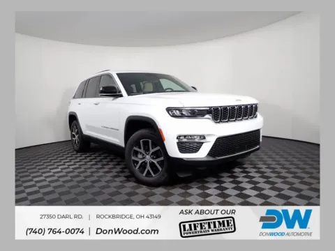 White 2025 Jeep Grand Cherokee Limited for sale in Rockbridge, OH