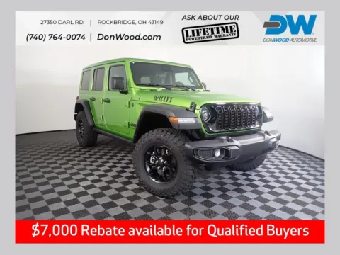 Unknown 2025 Jeep Wrangler Willys for sale in Rockbridge, OH