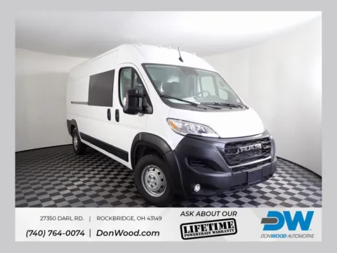 White 2023 Ram ProMaster 2500 High Roof for sale in Rockbridge, OH