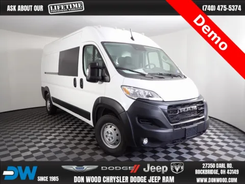 White 2023 Ram ProMaster 2500 High Roof for sale in Rockbridge, OH