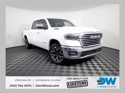 White 2025 Ram 1500 Laramie for sale in Rockbridge, OH