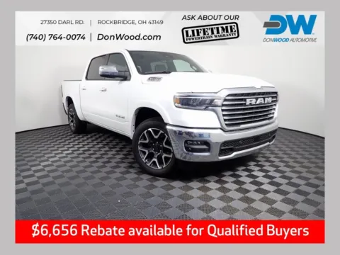 White 2025 Ram 1500 Laramie for sale in Rockbridge, OH
