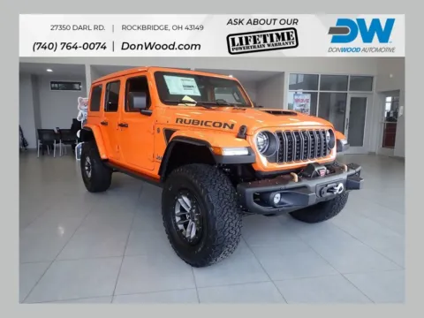 Orange 2025 Jeep Wrangler Rubicon 392 for sale in Rockbridge, OH