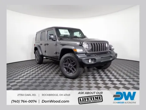 Gray 2025 Jeep Wrangler Sport S for sale in Rockbridge, OH