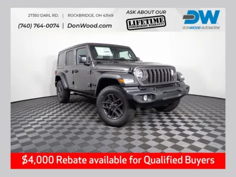 Gray 2025 Jeep Wrangler Sport S for sale in Rockbridge, OH