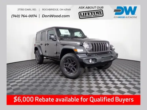 Gray 2025 Jeep Wrangler Sport S for sale in Rockbridge, OH