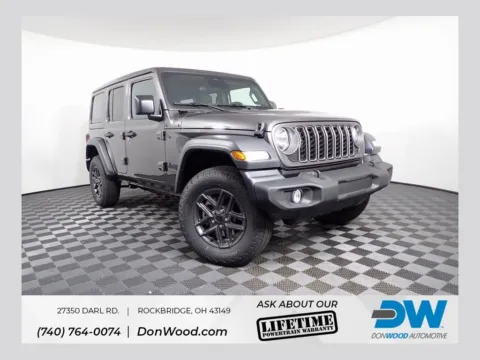 Gray 2025 Jeep Wrangler Sport S for sale in Rockbridge, OH