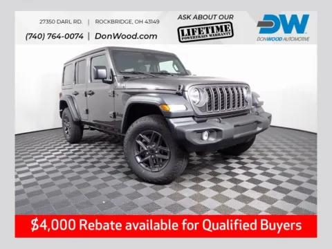 Gray 2025 Jeep Wrangler Sport S for sale in Rockbridge, OH