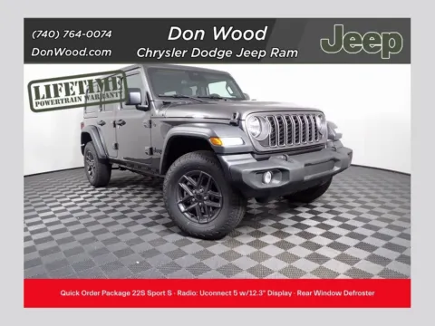Gray 2025 Jeep Wrangler Sport S for sale in Rockbridge, OH