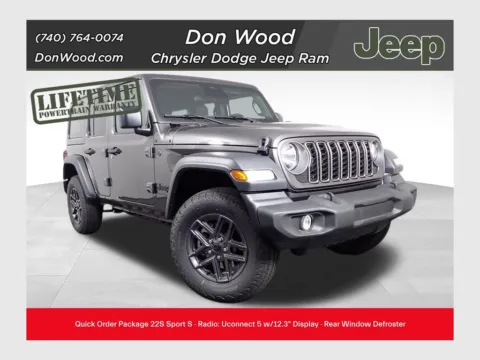 Gray 2025 Jeep Wrangler Sport S for sale in Rockbridge, OH