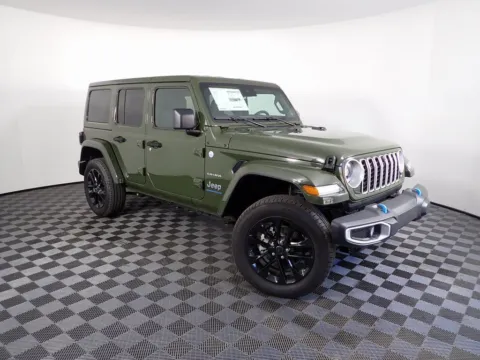 Green 2024 Jeep Wrangler Sahara 4xe for sale in Rockbridge, OH