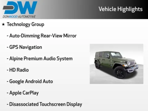 Another view of 2024 Jeep Wrangler Sahara 4xe for sale in Rockbridge, OH at Don Wood Chrysler Dodge Jeep Ram
