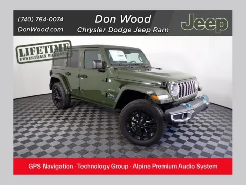 Green 2024 Jeep Wrangler Sahara 4xe for sale in Rockbridge, OH
