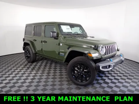 Green 2024 Jeep Wrangler Sahara 4xe for sale in Rockbridge, OH