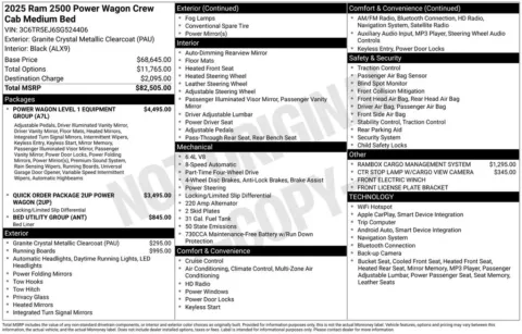 Another view of 2025 Ram 2500 Rebel for sale in Rockbridge, OH at Don Wood Chrysler Dodge Jeep Ram