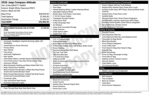 Another view of 2026 Jeep Compass Latitude for sale in Rockbridge, OH at Don Wood Chrysler Dodge Jeep Ram