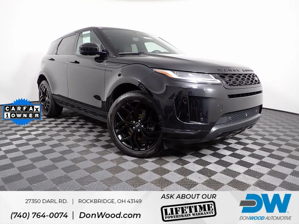 Black 2022 Land Rover Range Rover Evoque SE for sale in Rockbridge, OH