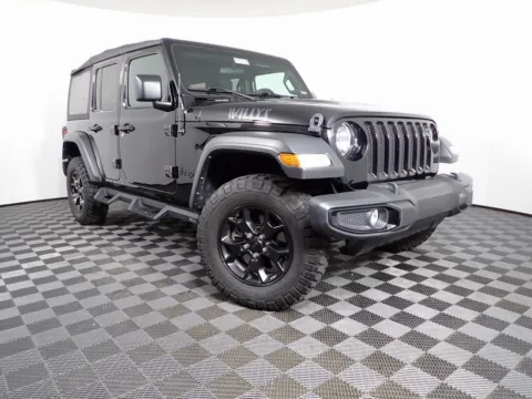 Black 2022 Jeep Wrangler Unlimited Willys for sale in Rockbridge, OH