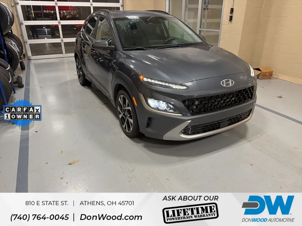 Gray 2022 Hyundai Kona Limited for sale in Athens, OH